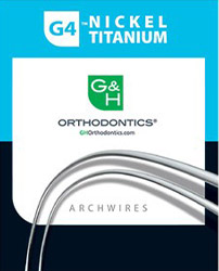 arcs et fils g4 super elastic nickel titanium orthodontie azur orthodontics