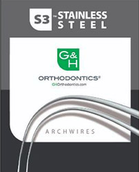 arcs et fils s3 stainless steel orthodontie azur orthodontics