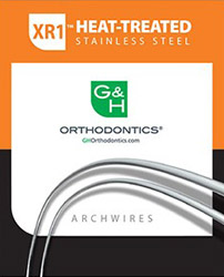 arcs et fils xr1 heat treated stainless steel orthodontie azur orthodontics